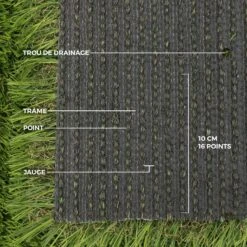 Gazon Synthétique 40mm -Maison Meubles AG40DLX1X4ELG 05