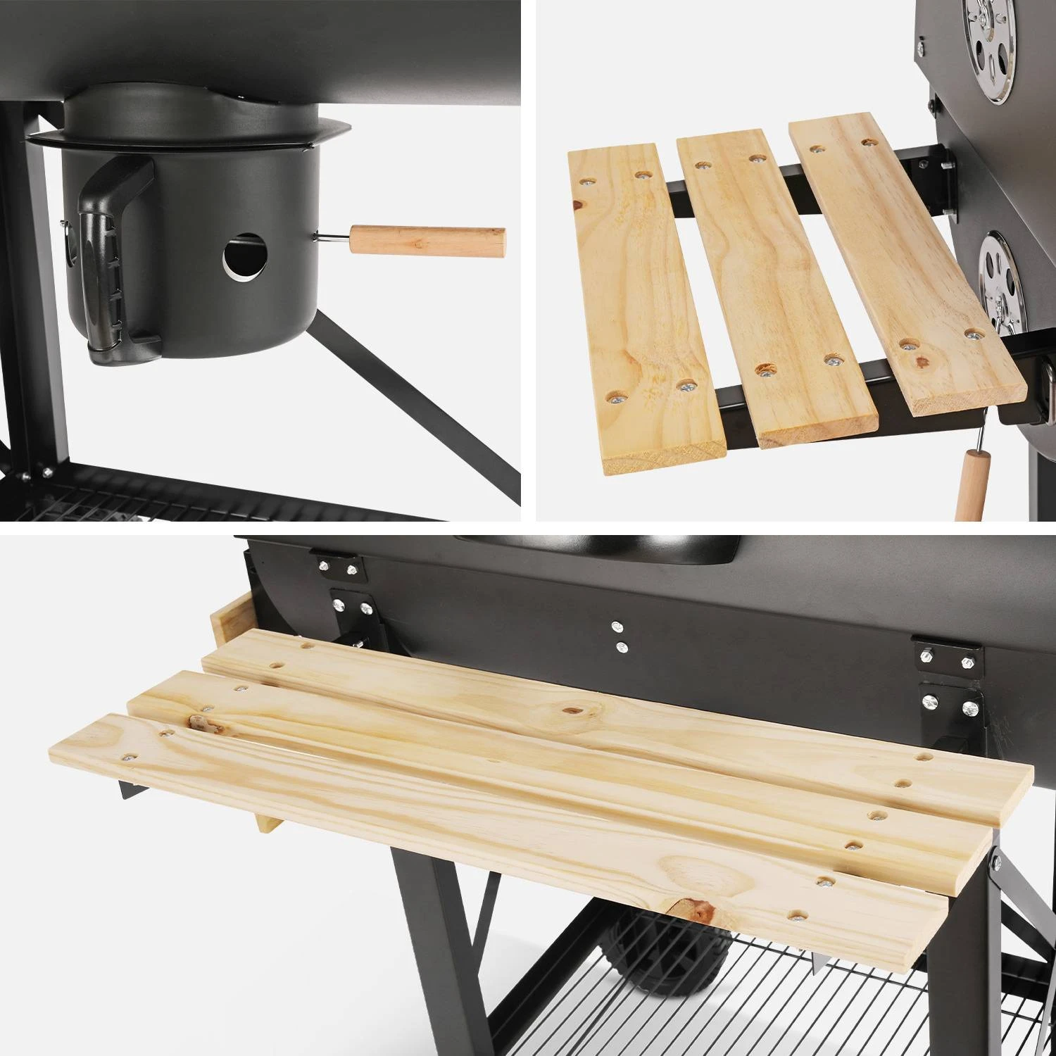 Barbecue Smoker Américain Charbon 3 Barbecue Smoker Américain Charbon – Image 3