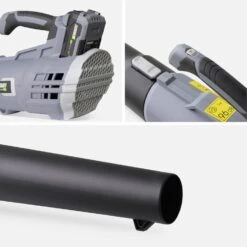 Souffleur De Feuilles à Batterie 20V 4 Vitesses -Maison Meubles BLO35BAT20V4 04