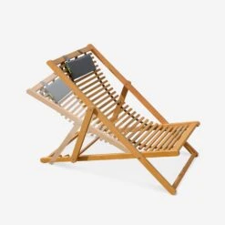 Chilienne Bois Eucalyptus (lot De 2) -Maison Meubles ECDECKNATX2 02