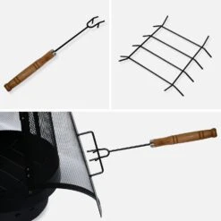 Brasero Cheminée D'extérieur 10 Brasero Cheminée D'extérieur -Maison Meubles FPLF107BK 05