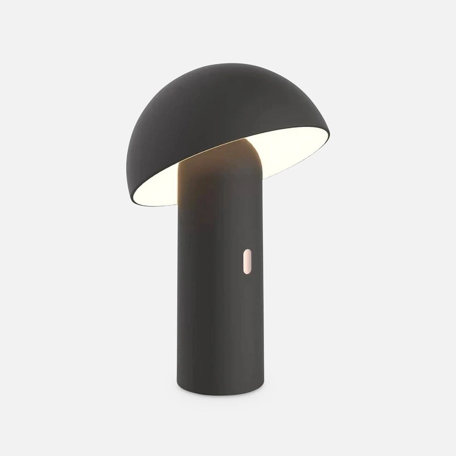 Lampe De Table Sans Fil Nomade à Tête Orientable Intérieur / Extérieur H 28cm Couleur : Noir 6 Lampe De Table Sans Fil Nomade à Tête Orientable Intérieur / Extérieur H 28cm Couleur : Noir – Image 6