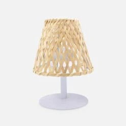 Lampe LED Nomade Sans Fil Intérieur/extérieur, En Bambou -Maison Meubles ILUMTOL26BAMB 01