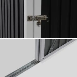 Abri De Jardin Métal 1,36m² -Maison Meubles MS127GY 04