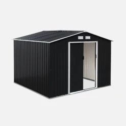 Abri De Jardin Métal 7,06m² -Maison Meubles MS706GY 03