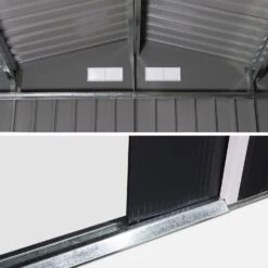 Abri De Jardin Métal 8,95m² -Maison Meubles MS884GY 04