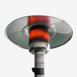 Parasol Chauffant Gaz 12,5kW Avec Housse De Protection Couleur : Noir -Maison Meubles PC1204HCBK 04