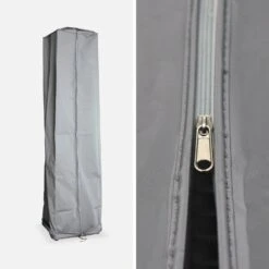 Parasol Chauffant Gaz 10.5KW Avec Housse De Protection -Maison Meubles PCKD7001PSGHC 05