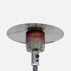 Parasol Chauffant Gaz 13kW Avec Housse De Protection -Maison Meubles PCKD7002CGYHC 04