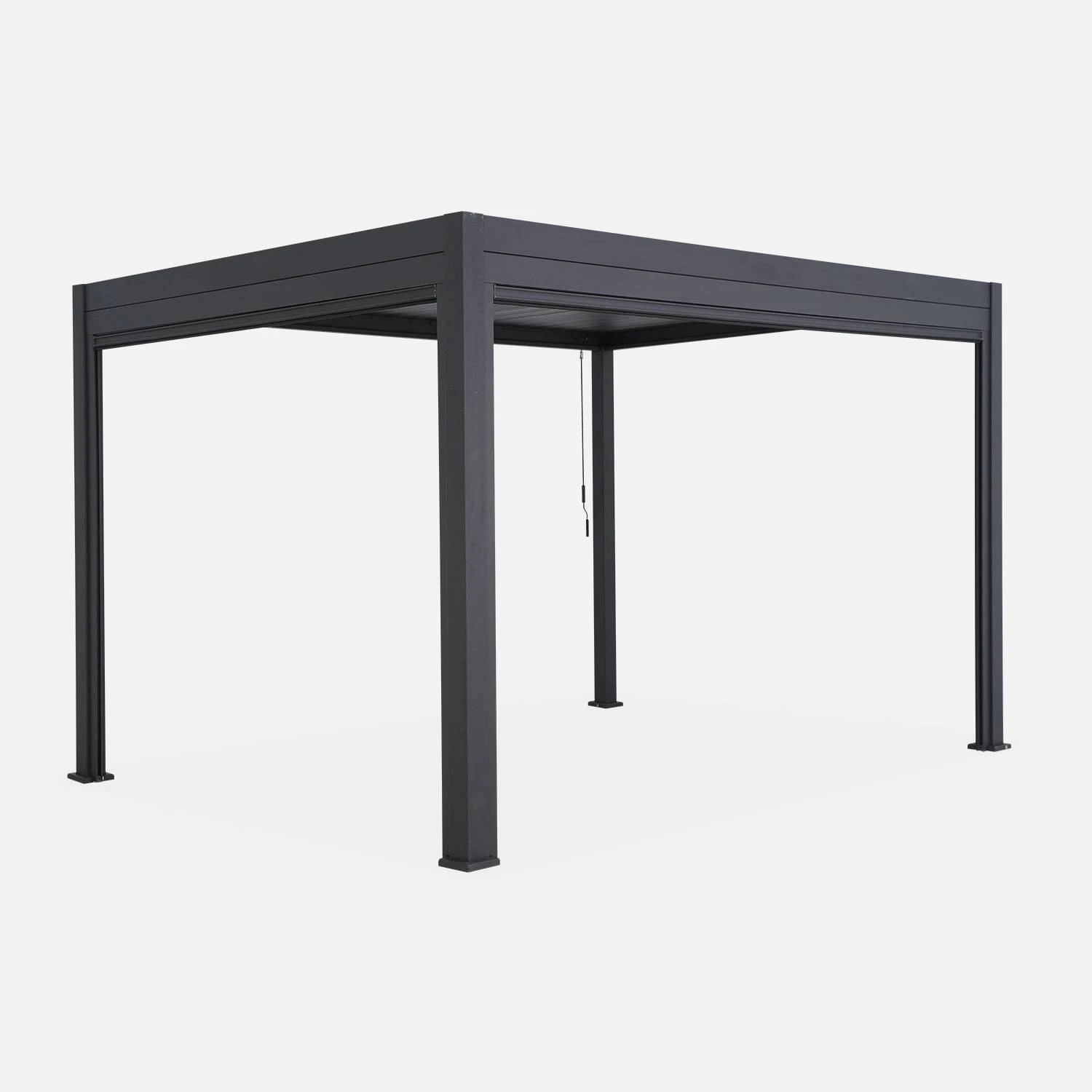 Pergola Bioclimatique 3x4m + Store 4m 4 Pergola Bioclimatique 3x4m + Store 4m – Image 4