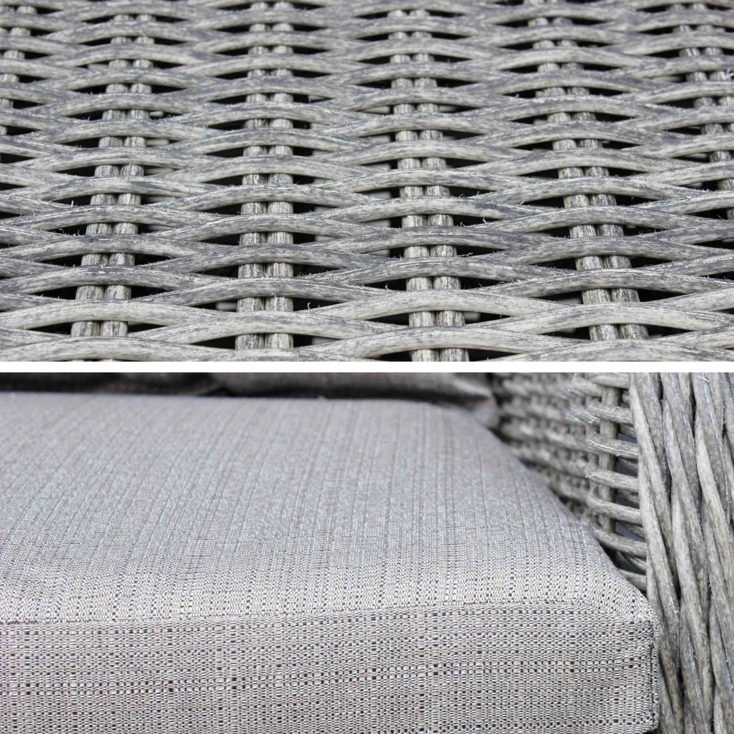 Table De Jardin Résine Arrondis , 6 Fauteuils 4 Table De Jardin Résine Arrondis , 6 Fauteuils – Image 4