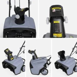 Déneigeuse Fraise à Neige électrique 2000W -Maison Meubles SNO2000WAC 04