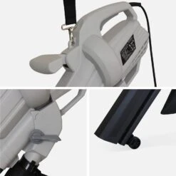 Aspirateur/ Souffleur/ Broyeur électrique 3000W -Maison Meubles VACJ3000WAC 03