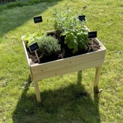 Carré Potager Pour Enfants En Bois Sur Pieds -Maison Meubles VGKIDS60 06