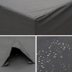 Housse Protection Pour Salon De Jardin Genova/ Brescia, 96x82x66cm -Maison Meubles WKSOFACOVER 04