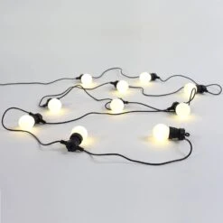 Guirlande Lumineuse Extérieure 4,5m Couleur : Blanc Chaud -Maison Meubles XMASGG50WH 02