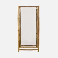 Chilienne Bambou , Toile Naturelle Pliable, Multi Positions -Maison Meubles bambchilx1nat cce0e8875a39f848bb1aafa40ef601f2