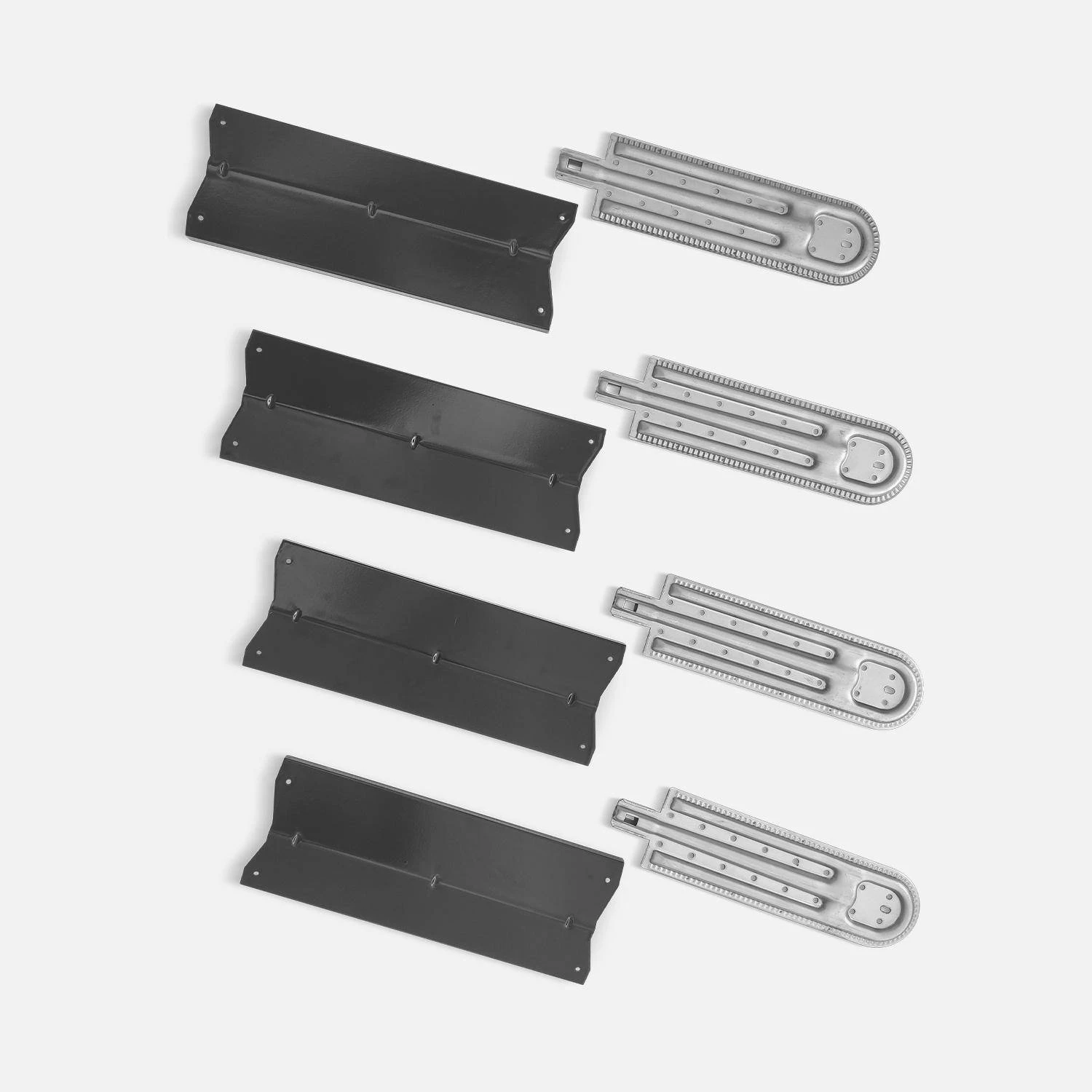 4 Brûleurs Et 4 Diffuseurs Pour Barbecue Richelieu, D'Artagnan Et Rochefort 1 4 Brûleurs Et 4 Diffuseurs Pour Barbecue Richelieu, D'Artagnan Et Rochefort