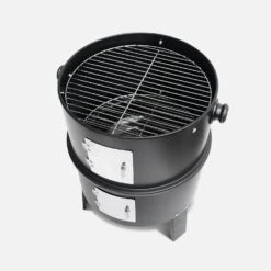 Barbecue Fumoir Charbon De Bois Ø38cm -Maison Meubles bbqsmk80bk 56d2eb592c5e074bf1178ac3cbf1ed93