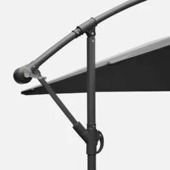 Parasol Déporté Carré 3x3m Couleur : Gris -Maison Meubles bu3x3gy 276b7342b4d24d7c77a2b2e34bde5d3e