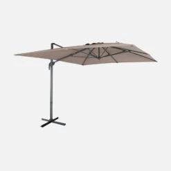 Parasol Déporté Rectangulaire 3x4m Couleur : Taupe 9 Parasol Déporté Rectangulaire 3x4m Couleur : Taupe -Maison Meubles cdukd3x4bn 2f6860b7b02c8626bbd37fcf94e67d14