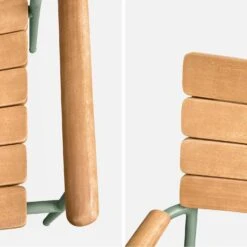 Chaise De Jardin Bois Et Aluminium, Empilables (lot De 2) -Maison Meubles ecarmseggyx2 26b5b0af6e239865ba6564d836a9a20a