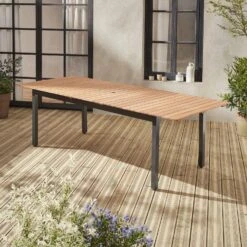 Table De Jardin Extensible Bois Et Aluminium 8 à 10 Places -Maison Meubles ecxts250tblat 9e5d7a5f75b981839281800609ce65dc