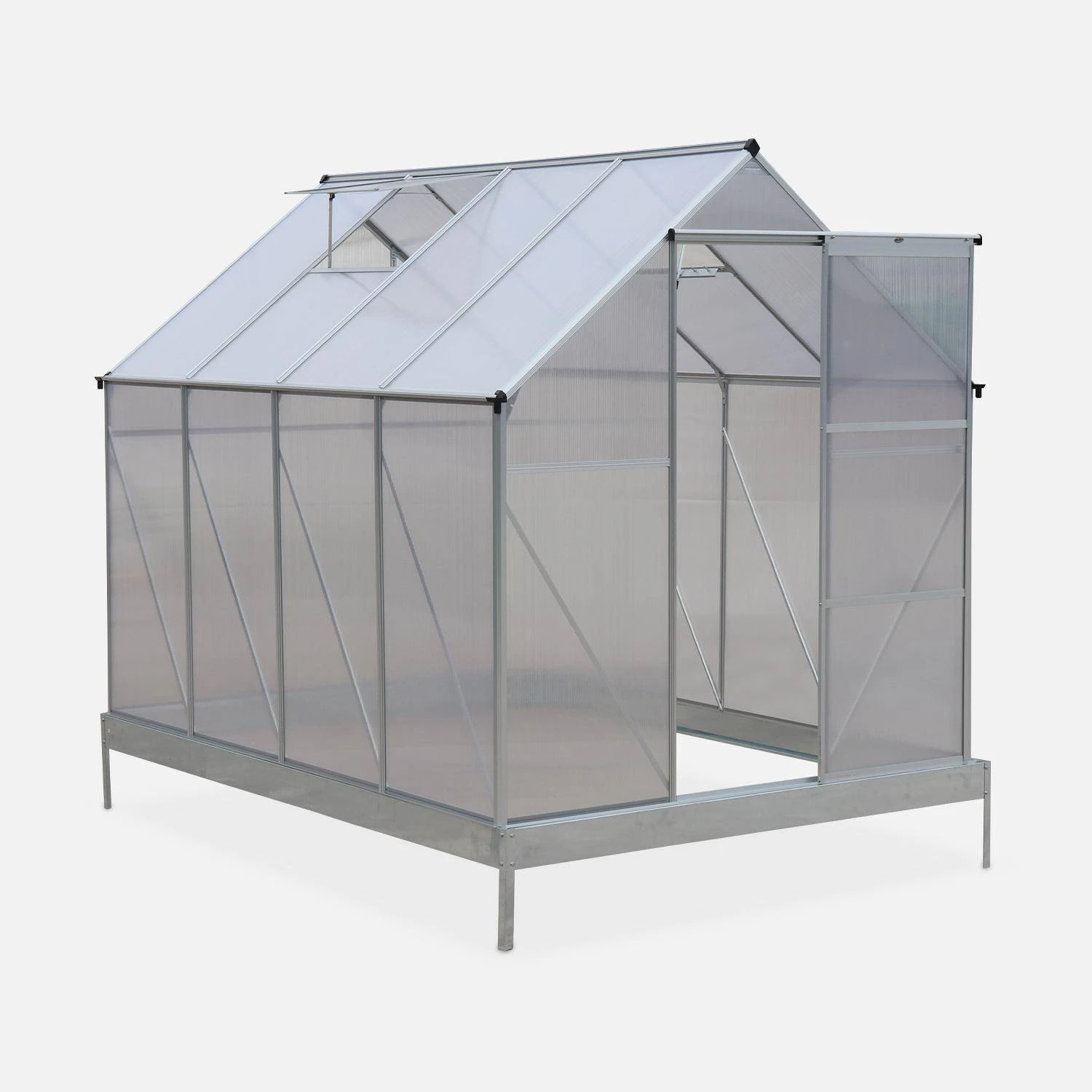 Serre De Jardin Polycarbonate 5m² 2 Serre De Jardin Polycarbonate 5m² – Image 2