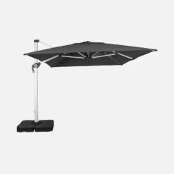 Parasol Déporté Rectangulaire 3x4m Couleur : Anthracite -Maison Meubles hdu3x4dkgy 06ba4cb089e2c7412d3dba00047e374c
