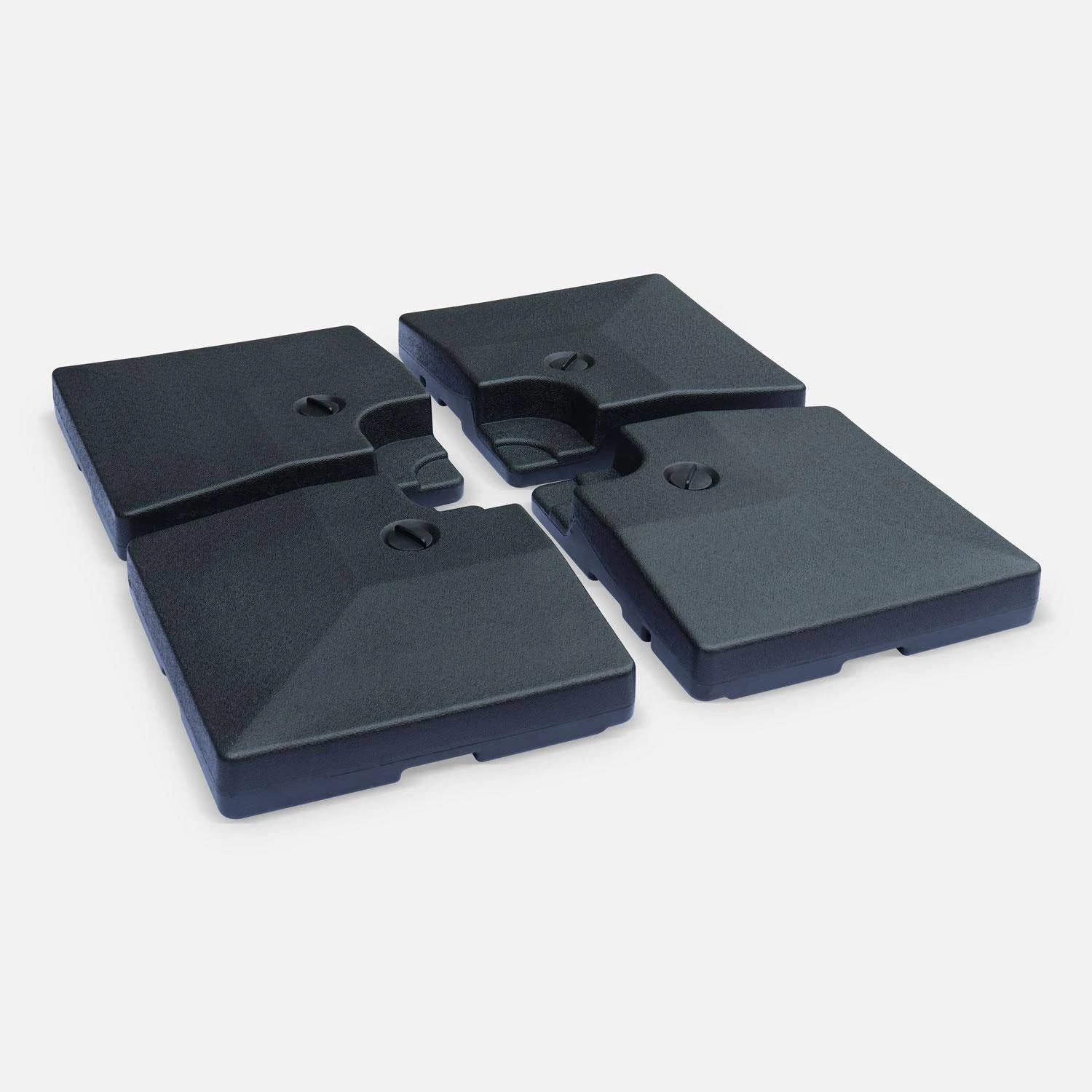 Dalle à Lester Pour Parasol 51x51cm (lot De 4) 2 Dalle à Lester Pour Parasol 51x51cm (lot De 4) – Image 2