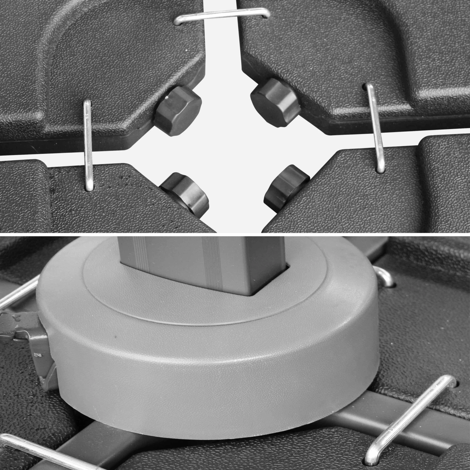 Dalles à Lester Pour Parasol 50x50cm (lot De 4) 4 Dalles à Lester Pour Parasol 50x50cm (lot De 4) – Image 4