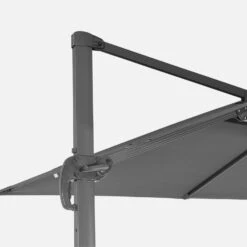 Parasol Déporté Rectangulaire 3x4m Couleur : Gris -Maison Meubles hukd3x4gy 31f623068eaff068a31d183c3eab05ed