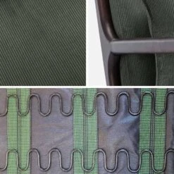 Fauteuil Scandinave Velours Côtelé Et Bois D'hévéa Wengé -Maison Meubles iacscadwlcrgre a7f496b4e1a9e5d50b30194c1aacc942