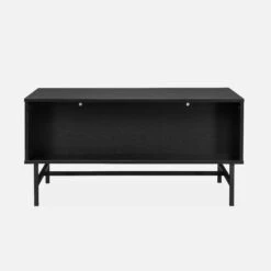 Table Basse Effet Bois Rainuré Noir -Maison Meubles ibazcoftable ec31ef0c337c2708164b42b97ab6efb4