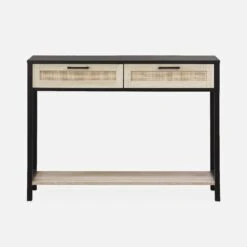 Console Scandinave Effet Bois Et Cannage 9 Console Scandinave Effet Bois Et Cannage -Maison Meubles ibcanconsole 008c1dfc3a8abb895b1333bd51ccc416