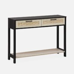 Console Scandinave Effet Bois Et Cannage 8 Console Scandinave Effet Bois Et Cannage -Maison Meubles ibcanconsole 2be4809812dd746724af24e1e262f4e9