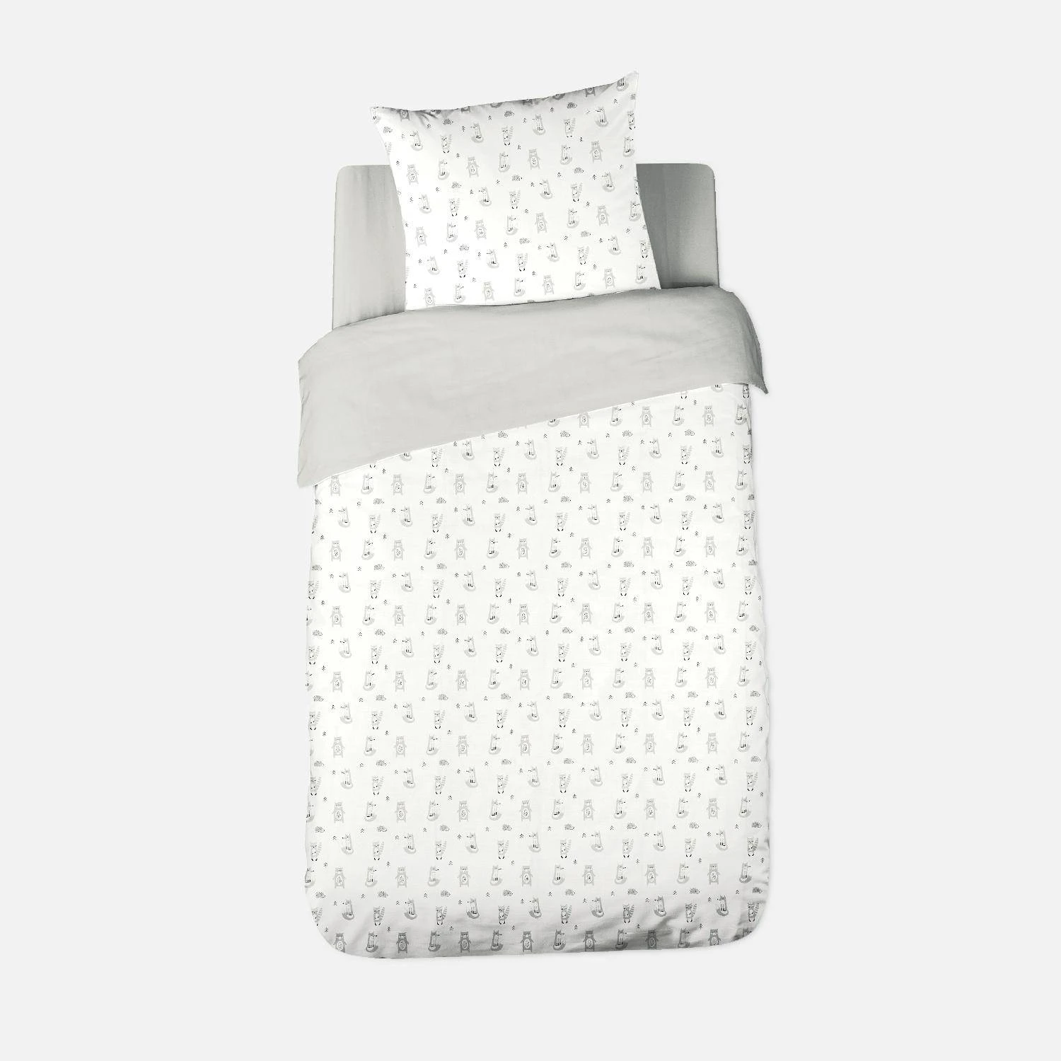 Parure De Lit Enfant, Réversible 140 X 200 Cm 2 Parure De Lit Enfant, Réversible 140 X 200 Cm – Image 2