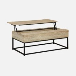 Table Basse Industrielle Effet Bois Plateau Relevable -Maison Meubles ilfliftct100bn c616e907081e40d60943614ceca365c2