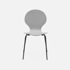 Chaise Rétro Empilables, Bois Et Contreplaqué (lot De 4) Couleur : Gris 11 Chaise Rétro Empilables, Bois Et Contreplaqué (lot De 4) Couleur : Gris -Maison Meubles inaochrx4gy 5dfc5c443aa20205fa84aab04f663c7c