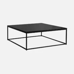 Table Basse En Métal Noir Mat -Maison Meubles indusqct100bk 8b9a57f579aefcd20d0bda11913dfdb0