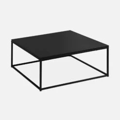 Table Basse Noir En Métal - Industrielle 8 Table Basse Noir En Métal - Industrielle -Maison Meubles indusqct80bk fbaabf14b6589485d5c6ceb2c5ced7a3