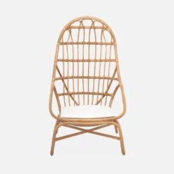 Fauteuil œuf En Rotin Avec Coussin -Maison Meubles ipadcobchrnat 2f43a9eac75ce9770dd818b76d127be6