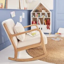 Rocking Chair Scandinave Bouclettes -Maison Meubles iracscaboucl 8a151c70ba04ee2709bae79edc64b8fd
