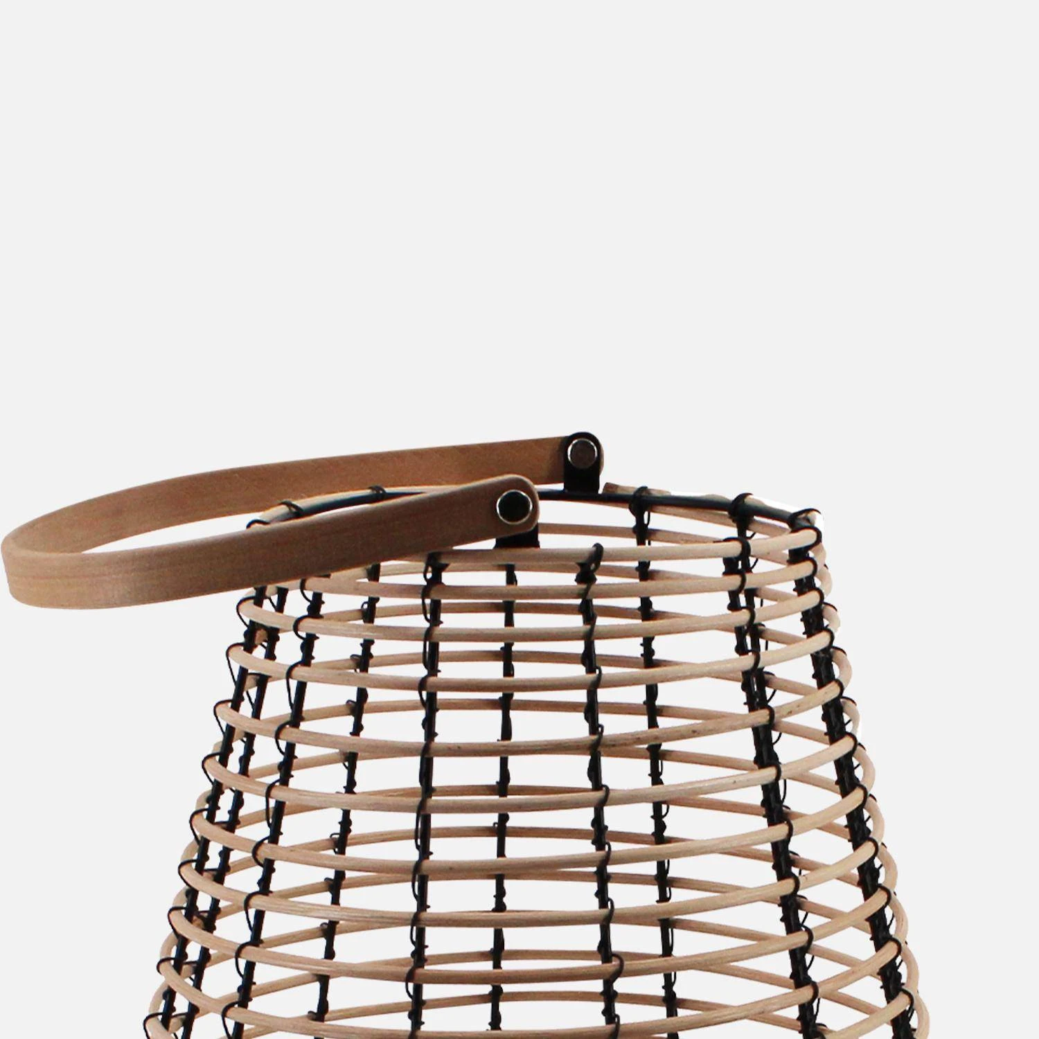 Lanterne En Rotin Intérieur/extérieur (lot De 2) 5 Lanterne En Rotin Intérieur/extérieur (lot De 2) – Image 5