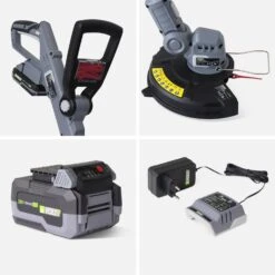 Tondeuse à Gazon à Batterie 20V, 30cm + Débrousailleuse 20V -Maison Meubles lm30bat20v4gt 5e1c59ed72ef20c3cd6379bb744f8b5d