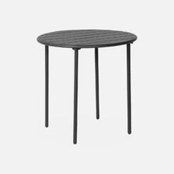 Table De Jardin Métal 2 Chaises Couleur : Anthracite -Maison Meubles mt75c2at 7b436dba25b6e5e9dbe8f0293bc9534d