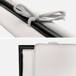 Fauteuil Relax En Toile, Structure Métal (lot De 2) 13 Fauteuil Relax En Toile, Structure Métal (lot De 2) -Maison Meubles mtrlxkdecrux2 c0d682dac7a0e777a76c064202594721