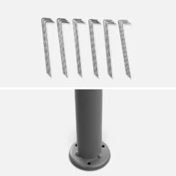 Tonnelle 3x3m Avec Rideaux Couleur : Gris -Maison Meubles pgskd3x3gy 06352250c7f635cff19e37b4217fd7df