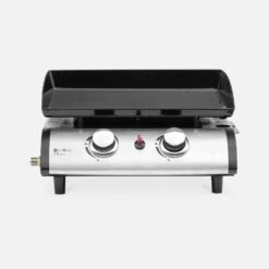 Plancha Gaz 2 Brûleurs Inox 5kW -Maison Meubles ph1002sb 6ed3b654a6d7ad596da35a3fdc801267