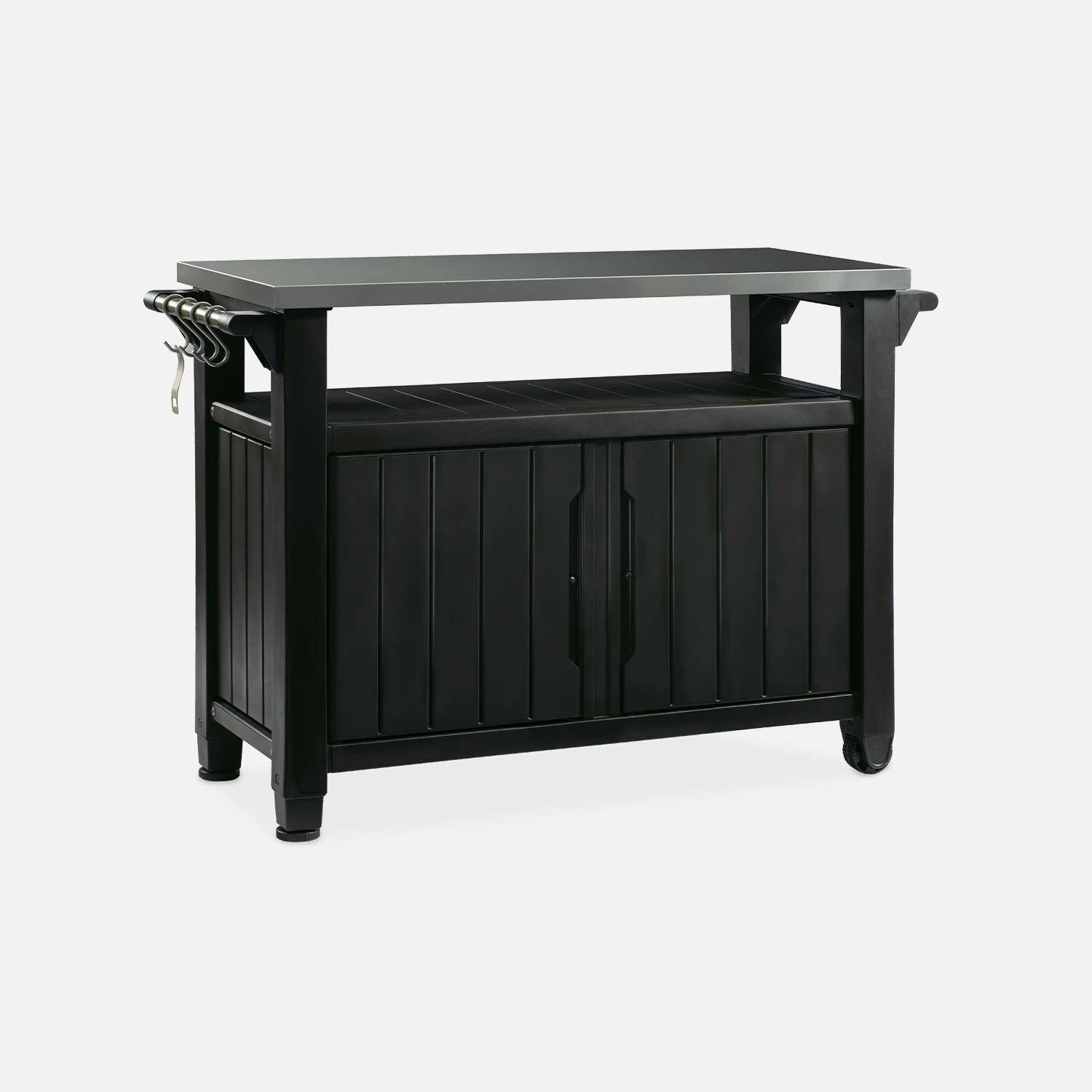 Desserte Extérieure Avec Rangements Pour Plancha 1 Desserte Extérieure Avec Rangements Pour Plancha